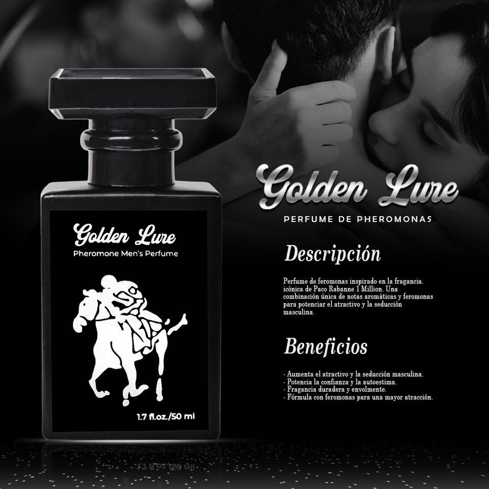 GOLDEN LURE -  PERFUME CON FEROMONAS PARA HOMBRE