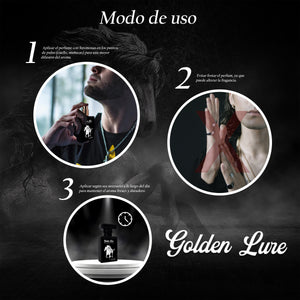 GOLDEN LURE -  PERFUME CON FEROMONAS PARA HOMBRE